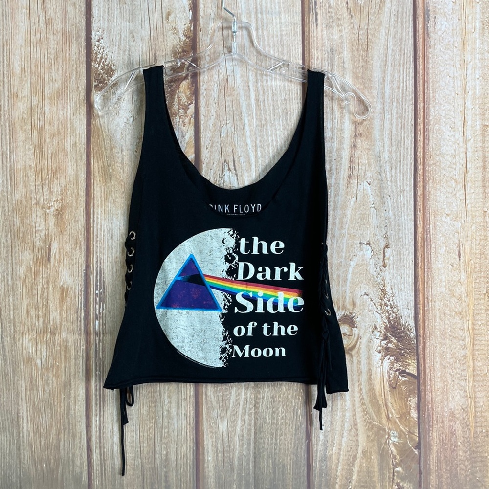 ➡️Pink Floyd Dark Side of the Moon Tour Tie Tank Size Small